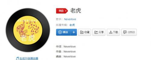 抖音我是老虎老虎你是豹豹是什么歌 Neverlove老虎歌词介绍