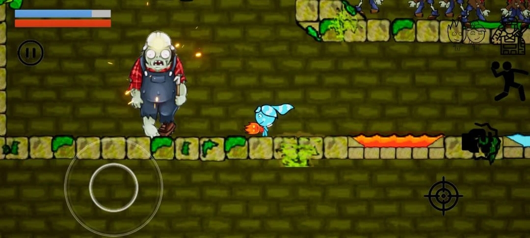 冰火女孩大战僵尸