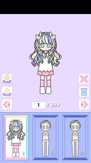 粉彩女孩无广告