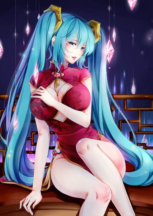 LOL琴女旗袍爆衣play图 琴女彩色无马本子