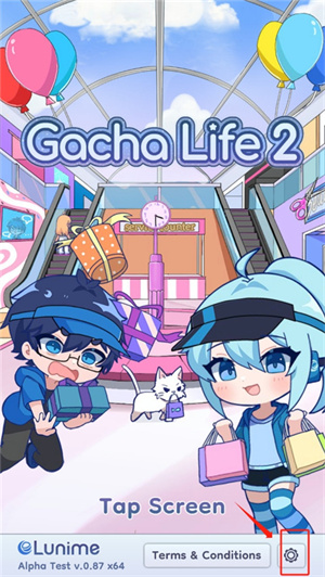 gacha life 2官方汉化版怎么设置中文截图1