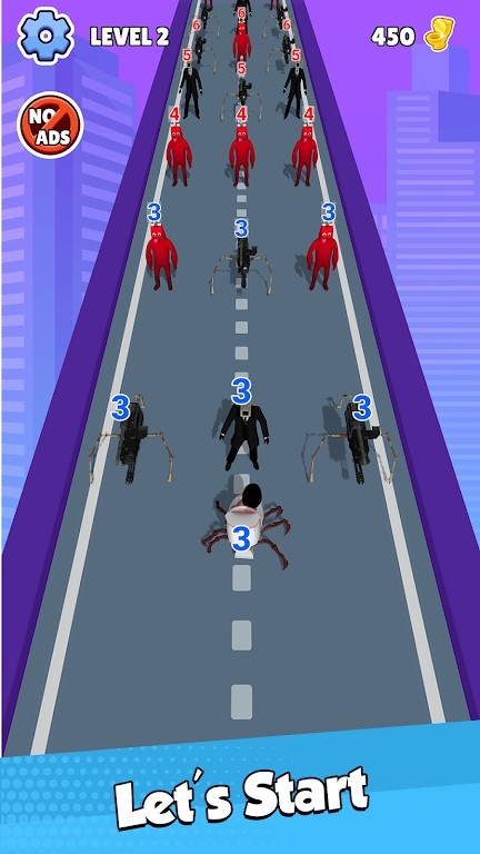 厕所怪物冲刺游戏免费版