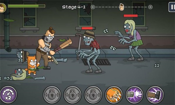 塞尼亚和奥斯卡大战僵尸安卓版