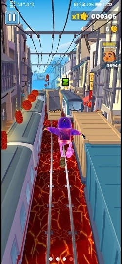 地铁跑酷深海岩浆版无限金币