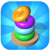 铁圈颜色排序游戏