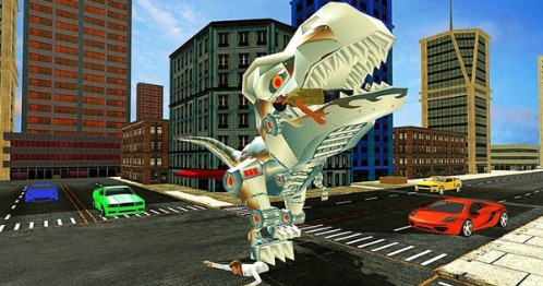 恐龙机器人模拟器游戏