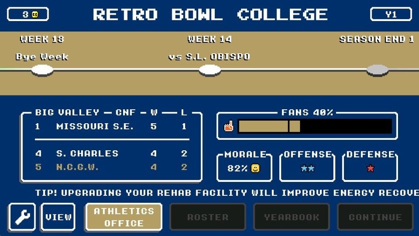 复古橄榄球学院（RB College）中文版