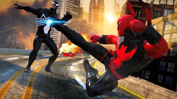 超级英雄毒液大战蜘蛛侠手机