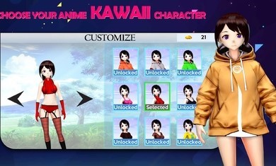动漫女孩袖珍爱游戏中文版