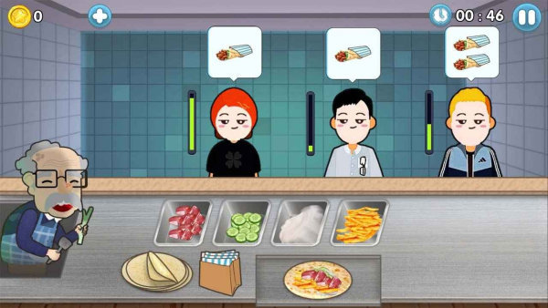 沙威玛像素小店游戏