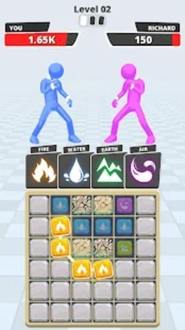 元素消消格斗游戏