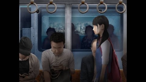 翌日幽暗中的并行奠车