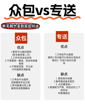 美团众包和美团骑手哪个好 美团众包和美团骑手有什么区别