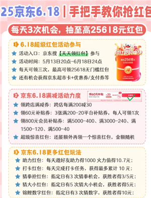 2025京东618红包入口在哪 2025京东618红包口令
