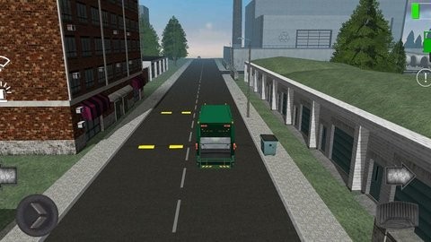 城市垃圾车驾驶