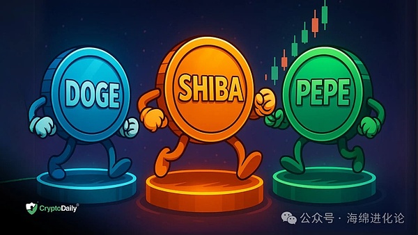 meme三雄争霸赛 狗狗币（DOGE）、柴犬币（SHIB）和佩佩币（PEPE）谁能问鼎2025？
