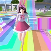 彩虹楼梯跑跑酷