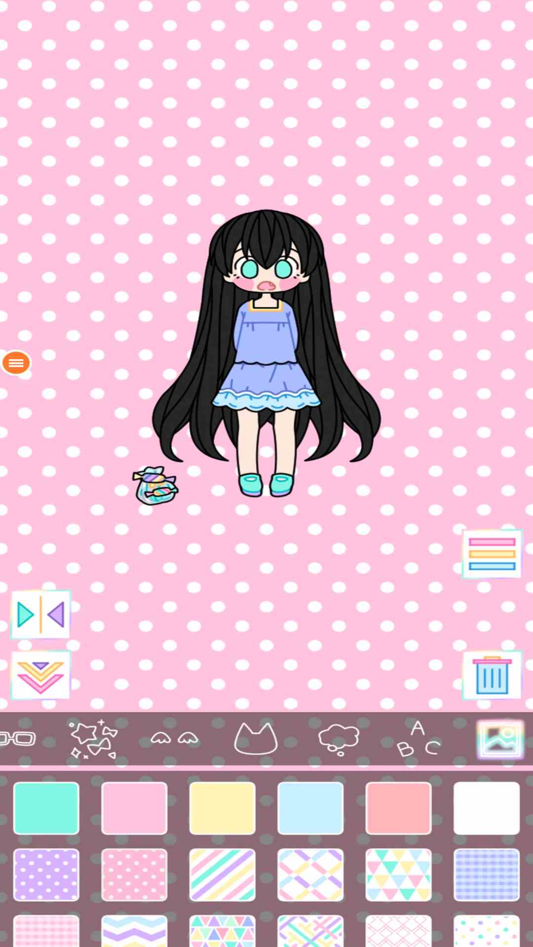 粉彩少女