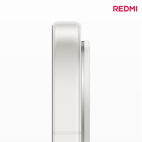 REDMI K80至尊版白色定妆照来了：金属中框+玻纤背板 史上最优雅