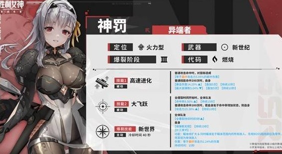 《胜利女神:新的希望》神罚技能属性介绍