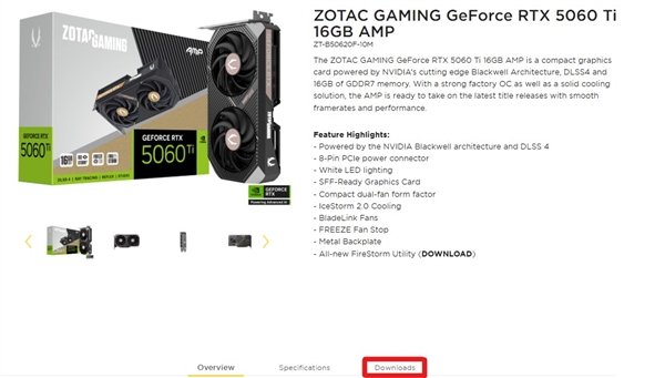 索泰发布RTX 5060 Ti BIOS更新：解决老主板黑屏问题