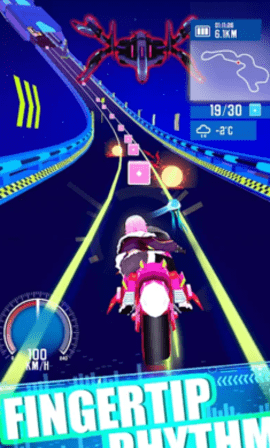 节奏音乐摩托车