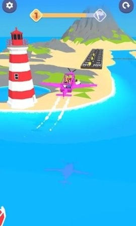 空中巴士登陆3D