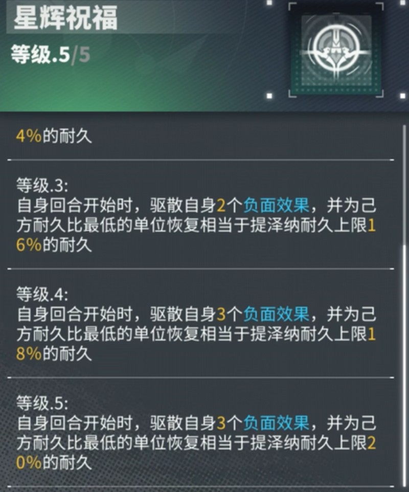 交错战线提泽纳有什么技能