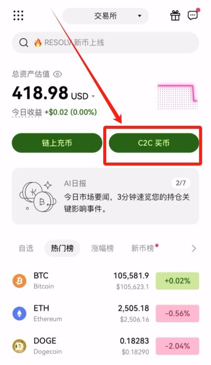 C2C入口