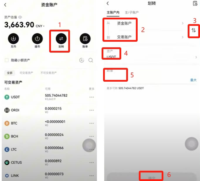 交易界面