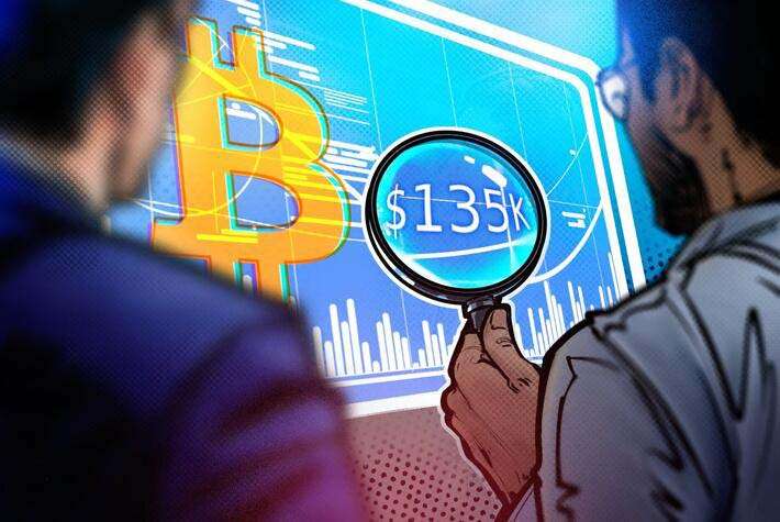 比特币（BTC）可能在重大市场回调前达到13.5万美元
