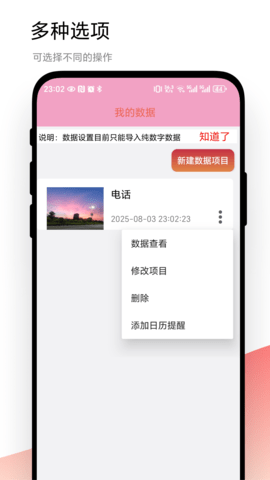 我的数据表