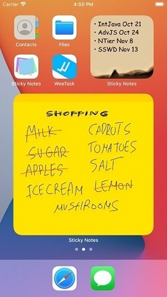 Sticky Notes