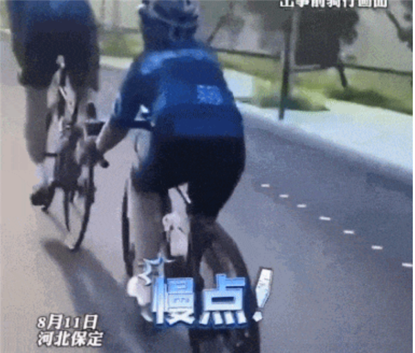 韩路转发小朋友公路骑车竞速视频：连座都够不到 极度危险