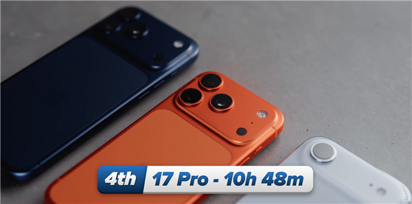 iPhone 17全系日常使用续航实测：iPhone 17 Pro Max可达13小时