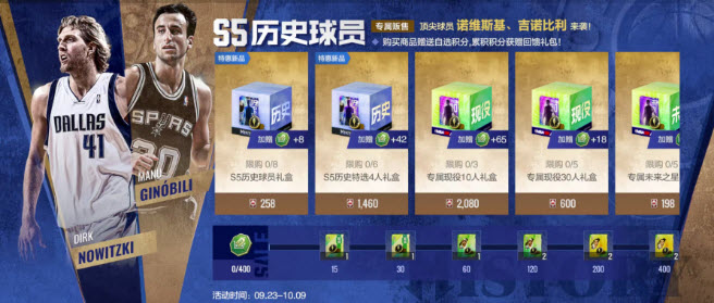 美职篮全明星S5历史球员氪金指南