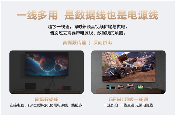 长虹、海思联手！长虹星闪电视2.0发布：一根线搞定供电+4K传输