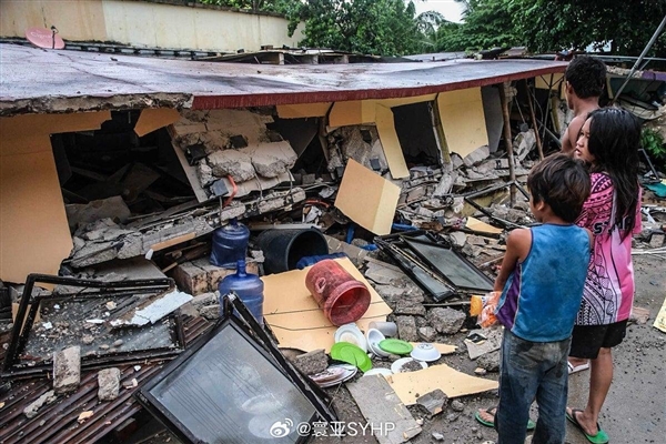 震中建筑损毁严重！菲律宾6.9级地震遇难人数升至72人