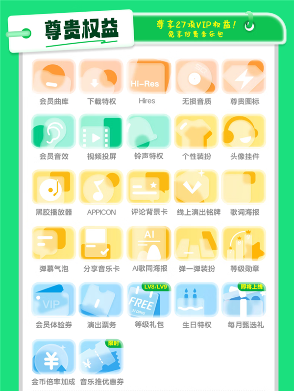 京豆至高再抵22元：QQ音乐豪华绿钻年卡112元发车 仅9元/月