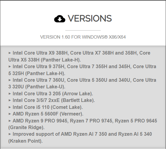 确实有新名字！硬件工具确认Intel Panther Lake：3个系列12个版本
