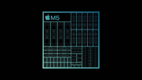 苹果M5芯片正式发布：CPU提升15%、图形性能提升30%！