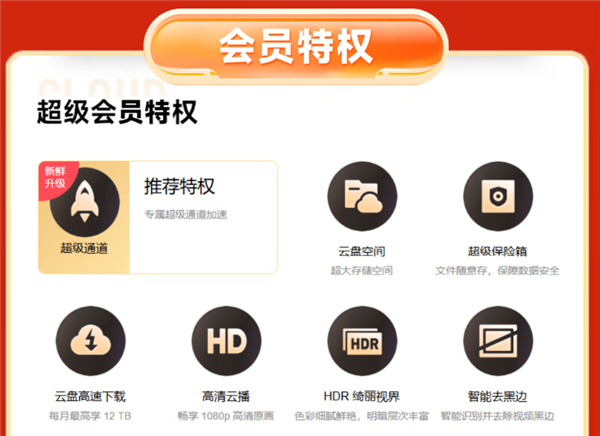 12TB网盘：迅雷超级会员约10元/月年内探底