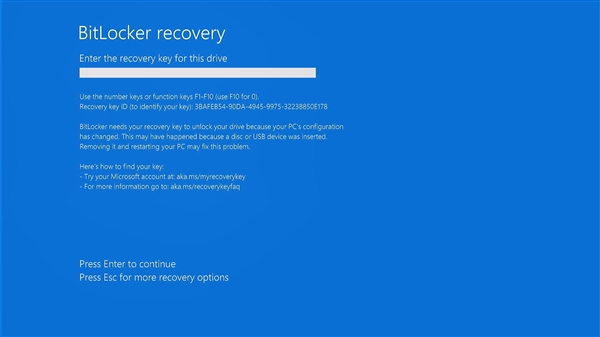 Win11 25H2/24H2 Bug触发BitLocker加密恢复模式:一不小心 数据全完