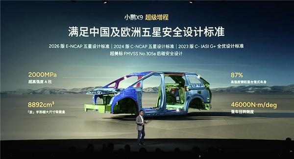 全球续航最长大七座 小鹏X9增程混动预售:35万起