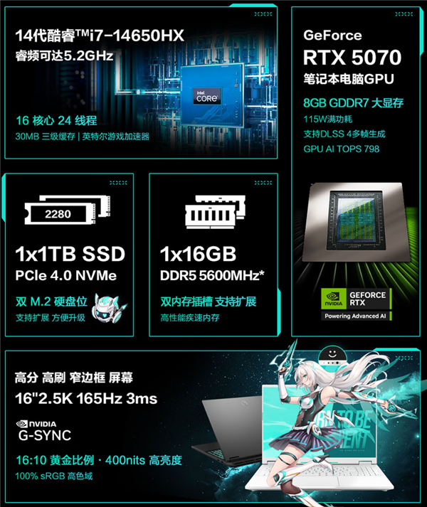 国补加码+福利不断!华硕天选6 Pro全系冰点价 只需7519元起