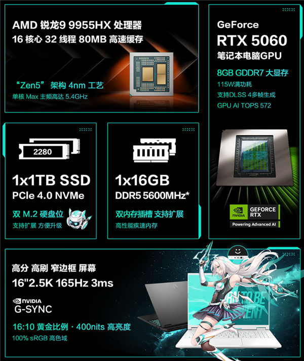 国补加码+福利不断!华硕天选6 Pro全系冰点价 只需7519元起