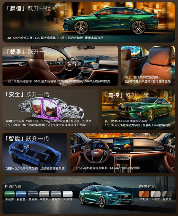 限时先享价6.89万起!吉利第5代帝豪11月18日发布