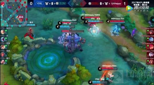 王者荣耀KPL2017季后赛QGhappy对阵YTG第四日第2场