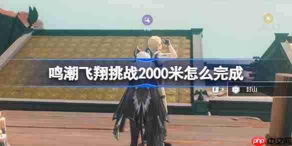 鸣潮飞翔挑战2000米攻略