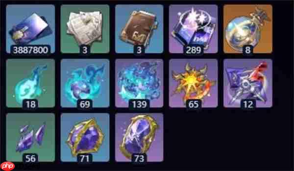 大丽花天赋升级材料总览